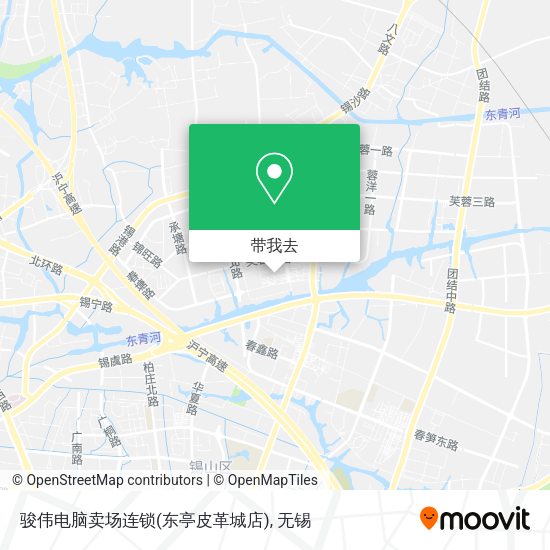 骏伟电脑卖场连锁(东亭皮革城店)地图