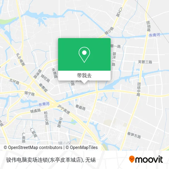 骏伟电脑卖场连锁(东亭皮革城店)地图