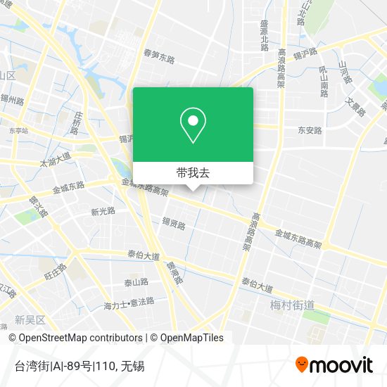 台湾街|A|-89号|110地图