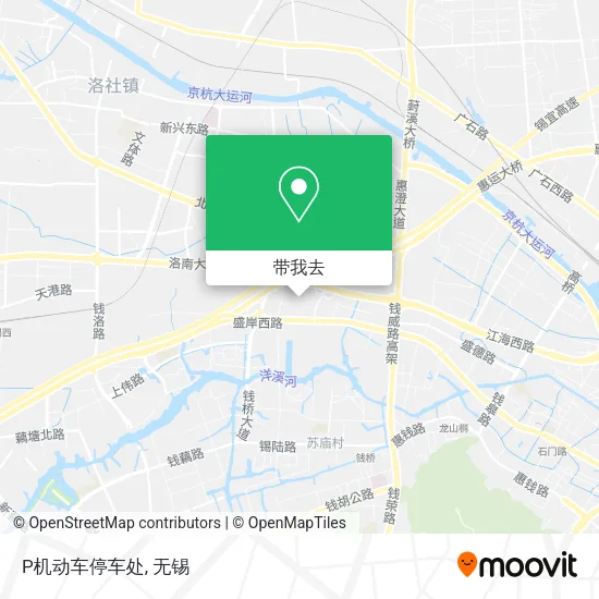 P机动车停车处地图