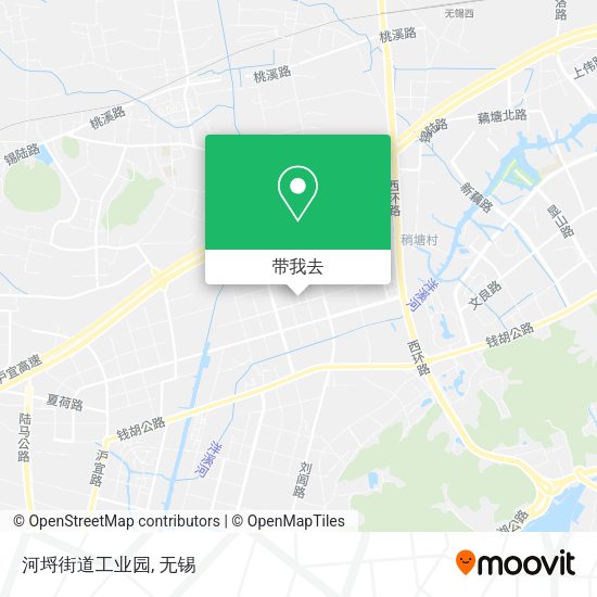 河埒街道工业园地图