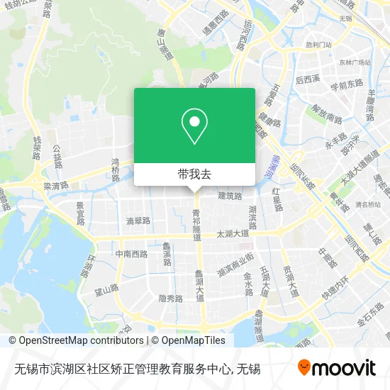 无锡市滨湖区社区矫正管理教育服务中心地图
