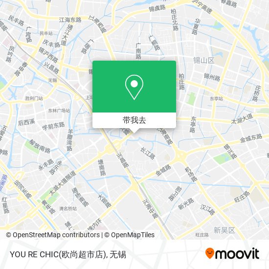 YOU RE CHIC(欧尚超市店)地图