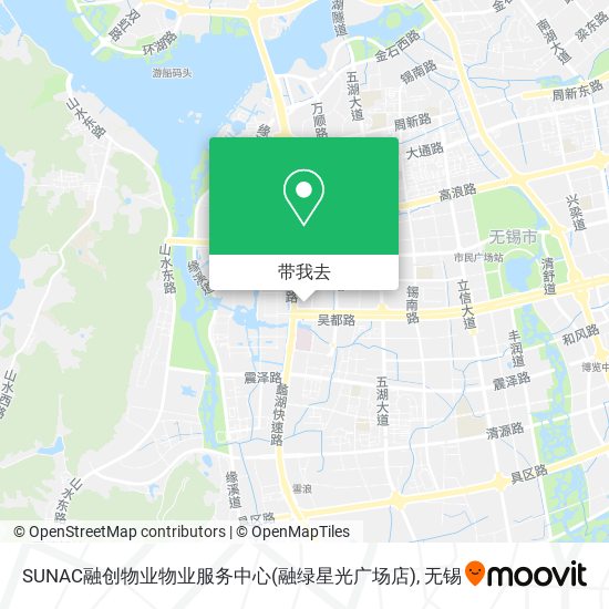 SUNAC融创物业物业服务中心(融绿星光广场店)地图