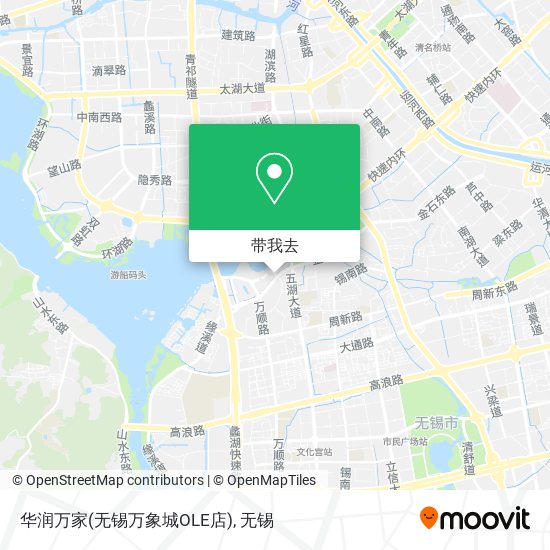 华润万家(无锡万象城OLE店)地图