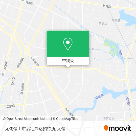 无锡锡山市后宅兴达招待所地图