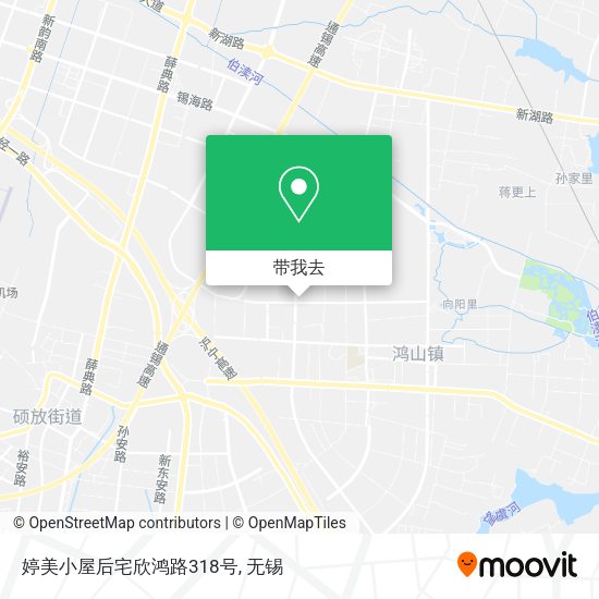 婷美小屋后宅欣鸿路318号地图