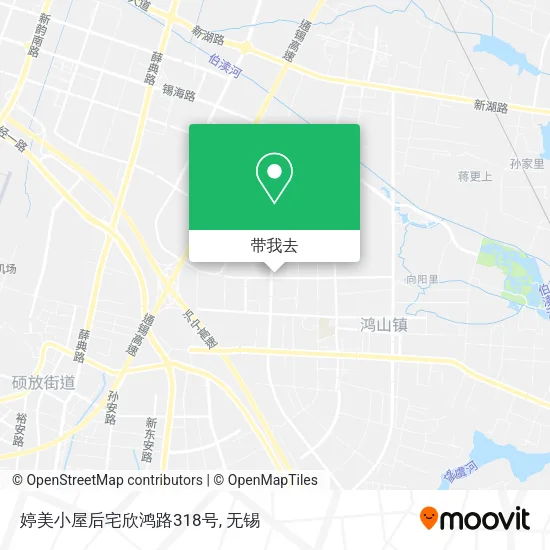 婷美小屋后宅欣鸿路318号地图