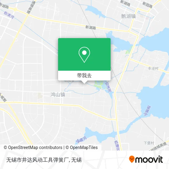 无锡市井达风动工具弹簧厂地图