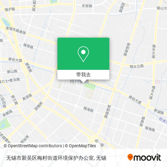 无锡市新吴区梅村街道环境保护办公室地图