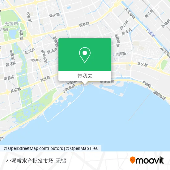小溪桥水产批发市场地图