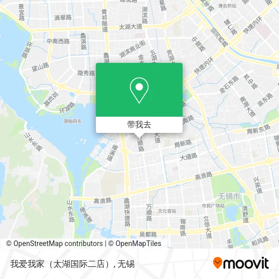 我爱我家（太湖国际二店）地图