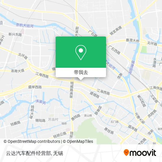 云达汽车配件经营部地图