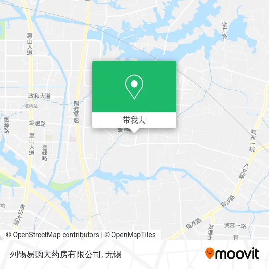 列锡易购大药房有限公司地图
