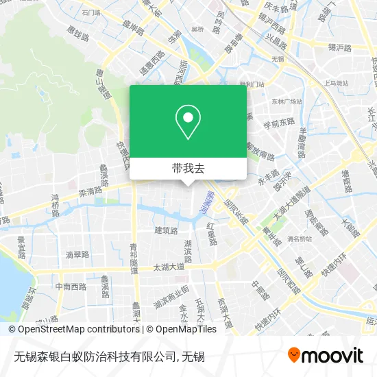 无锡森银白蚁防治科技有限公司地图