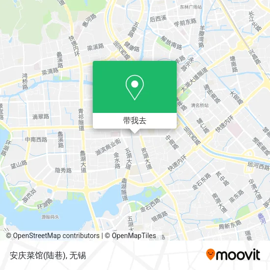 安庆菜馆(陆巷)地图
