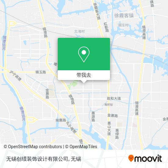 无锡创绩装饰设计有限公司地图