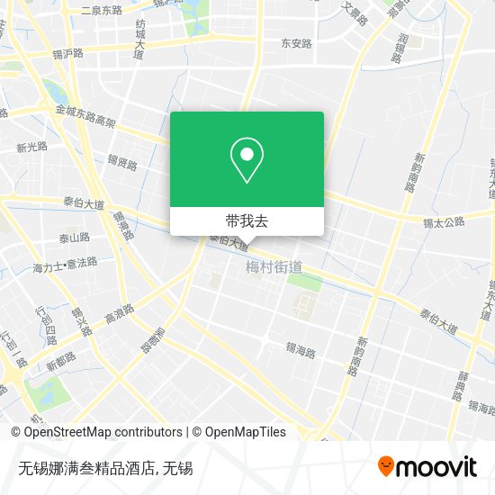 无锡娜满叁精品酒店地图
