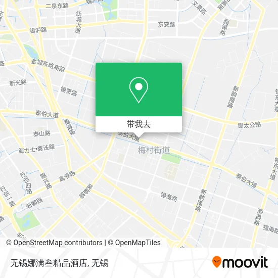 无锡娜满叁精品酒店地图