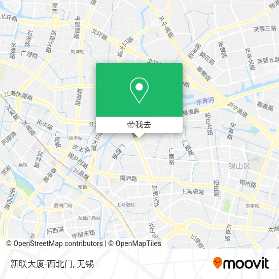 新联大厦-西北门地图