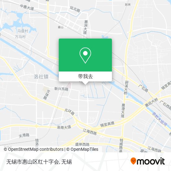 无锡市惠山区红十字会地图