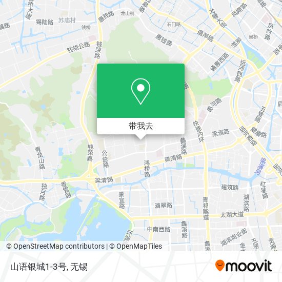山语银城1-3号地图