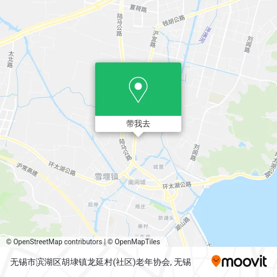 无锡市滨湖区胡埭镇龙延村(社区)老年协会地图