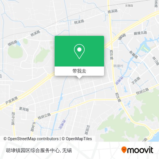 胡埭镇园区综合服务中心地图