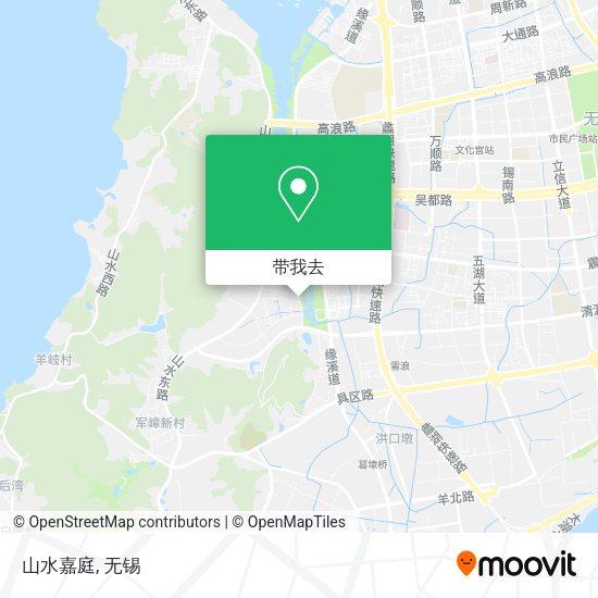山水嘉庭地图