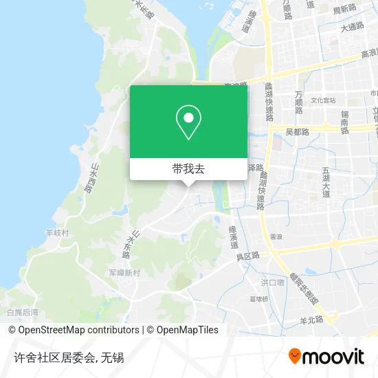 许舍社区居委会地图