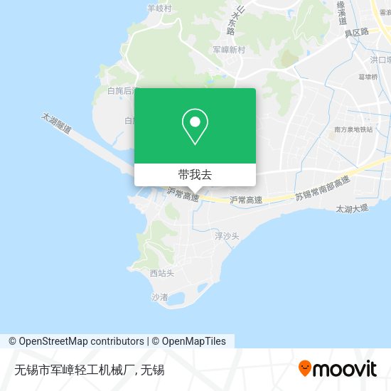 无锡市军嶂轻工机械厂地图