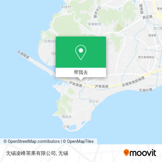 无锡凌峰茶果有限公司地图