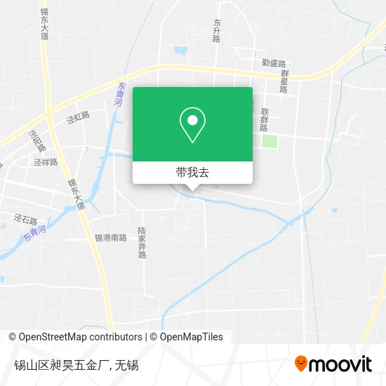 锡山区昶昊五金厂地图