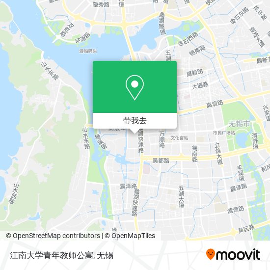 江南大学青年教师公寓地图