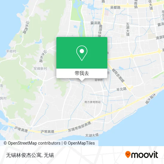 无锡林俊杰公寓地图