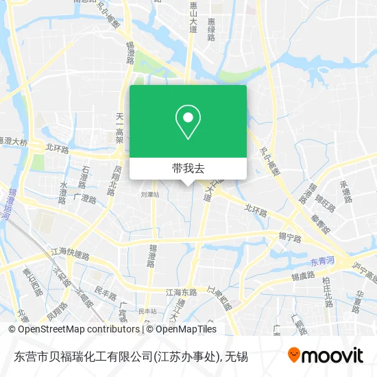 东营市贝福瑞化工有限公司(江苏办事处)地图