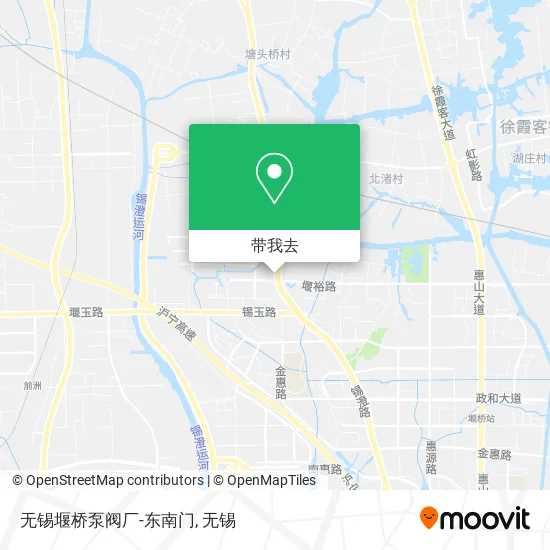 无锡堰桥泵阀厂-东南门地图