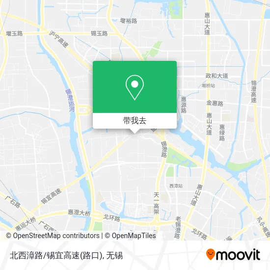 北西漳路/锡宜高速(路口)地图