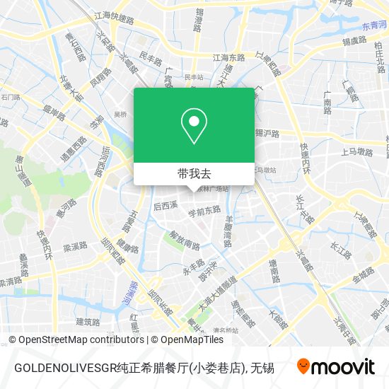 GOLDENOLIVESGR纯正希腊餐厅(小娄巷店)地图