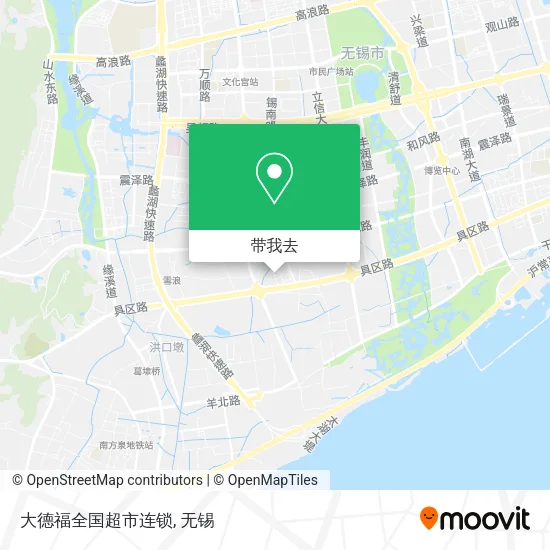 大德福全国超市连锁地图