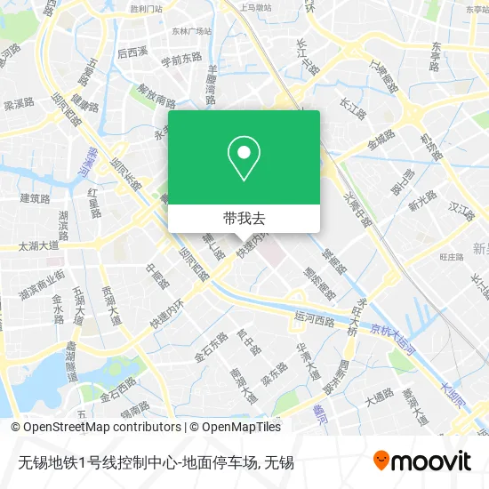 无锡地铁1号线控制中心-地面停车场地图