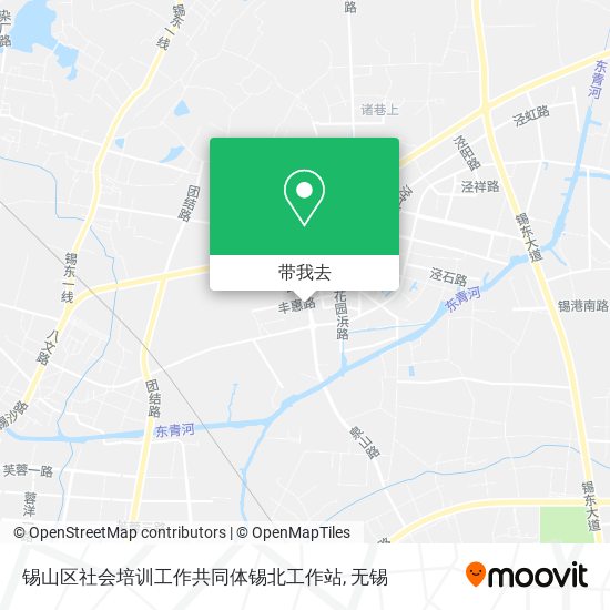 锡山区社会培训工作共同体锡北工作站地图