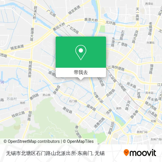 无锡市北塘区石门路山北派出所-东南门地图