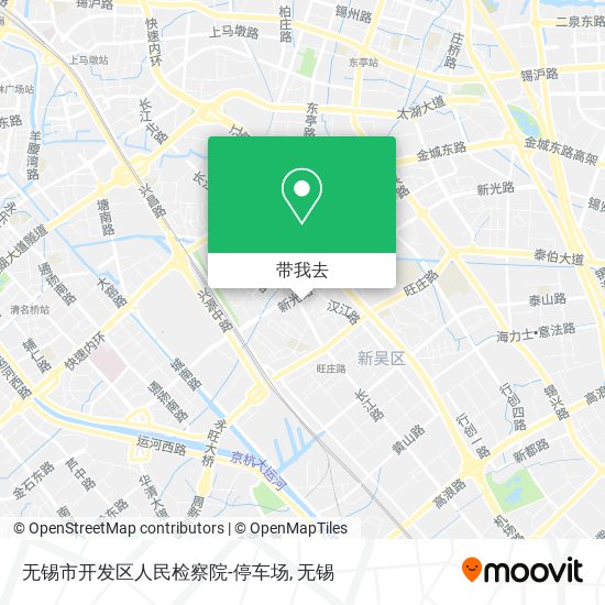 无锡市开发区人民检察院-停车场地图