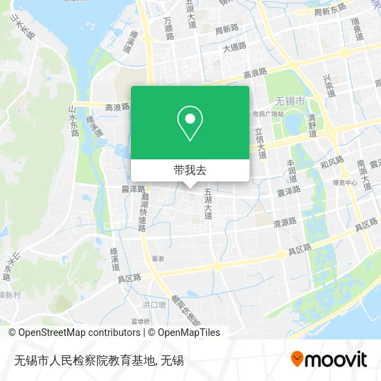 无锡市人民检察院教育基地地图
