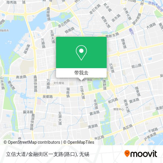 立信大道/金融街区一支路(路口)地图