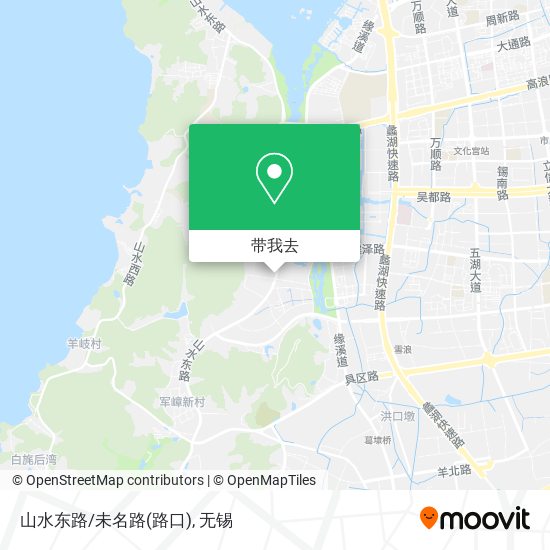 山水东路/未名路(路口)地图