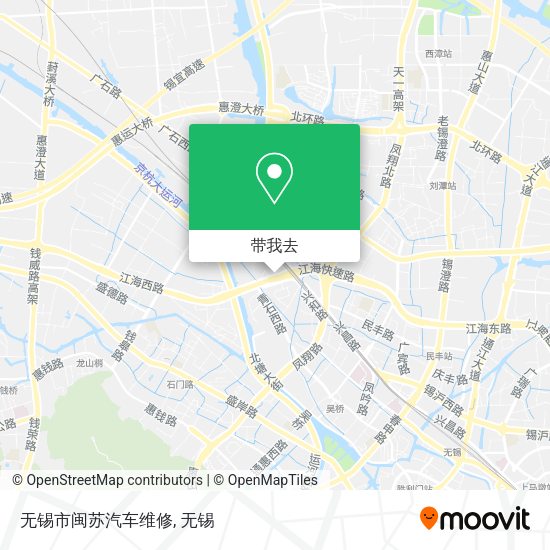 无锡市闽苏汽车维修地图