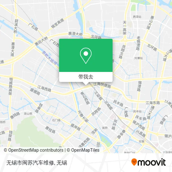 无锡市闽苏汽车维修地图