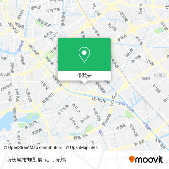 南长城市规划展示厅地图